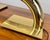 1970s Vintage 1970’s Modernist Brass Swivel Tube Desk Lamp by Jim Bindman for Rainbow Lamp Company For Sale - Image 5 of 12