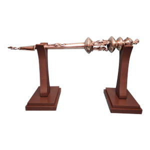 Antique Russian Silver Torah Pointer Yad With Lion Finial and Grapevine Motif, Moscow 1878
