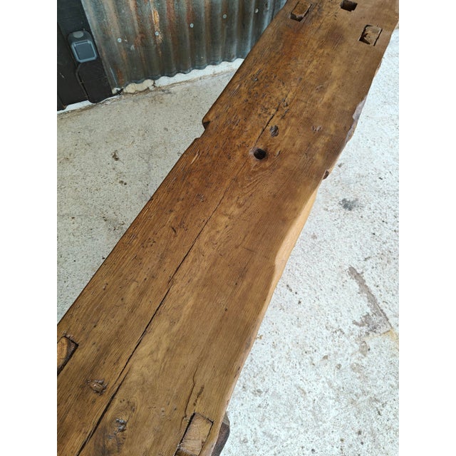 Brutalist Workbench Console, 1890s For Sale - Image 14 of 18