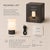 Metal Aloadecor Modern Small Opal Glass Cordless Rechargeable Table Lamp 3-Level Dimmable Led Bedside Lamp For Sale - Image 7 of 11