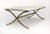 Spritely Home Accent Furniture Pamina Marble Coffee Table, Gold For Sale - Image 4 of 4