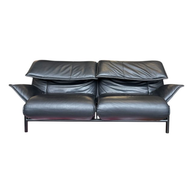 Veranda Three-Piece Sofa by Vico Magistretti for Cassina, 1980s For Sale