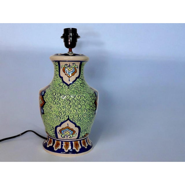 Ceramic Table Lamp with Islamic Patterns, 1990s For Sale - Image 3 of 13