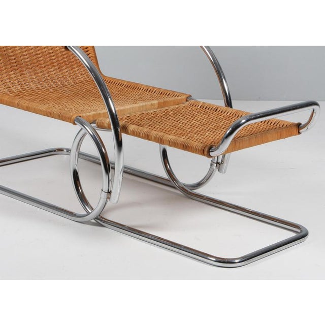 Set of Vintage MR20 Lounge Chair and Ottoman by Ludwig Mies Van Der Rohe, 1960s For Sale - Image 6 of 15