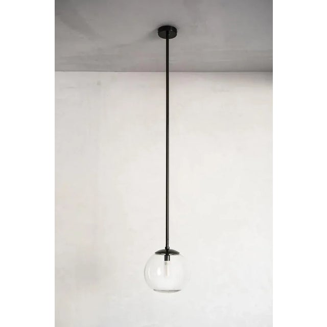 Pendant ball 18 by contain dimensions: d 18 x h 100cm (custom length). Materials: brass tube or cable, 3d printed pla...