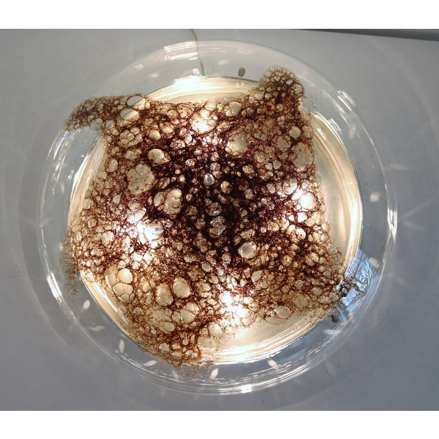 Italian Murano Bubble Glass Flush Mount by La Murrina, 1970s For Sale - Image 18 of 18