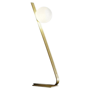 Italian Daphne Brass Floor Lamp by Esperia