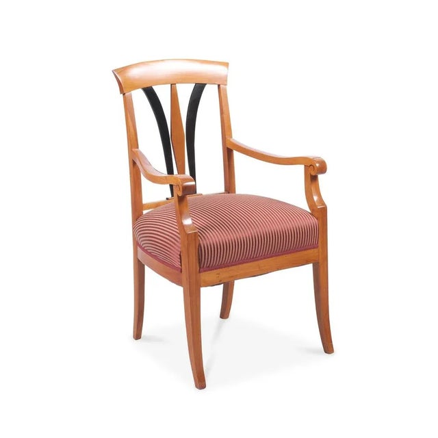 Biedermeier Armchair in Cherrywood, Southern Germany, 1820s For Sale - Image 6 of 6