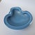 Mid-Century Modern Alfredo Barbini Murano Glass Bowl Ashtray Blue Gold For Sale - Image 3 of 13