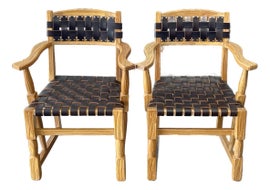 Example of A. Brandt Ranch Oak Furniture Accent Chairs