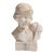 1900s French Antique White Art Nouveau Marble Bust by Boilay For Sale