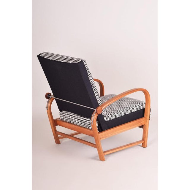 Wood Art Deco Walnut Lounge Chairs attributed to Thonet, Germany, 1930s, Set of 2 For Sale - Image 7 of 11