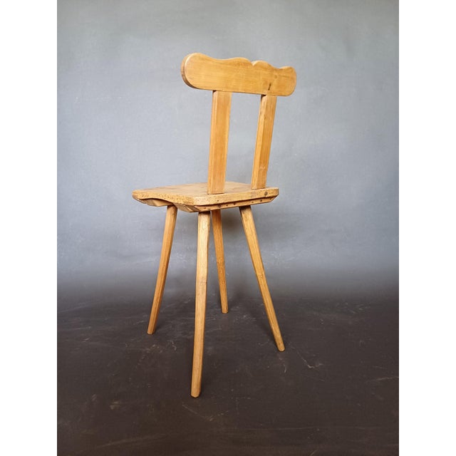 Austrian Alps Farm Chair For Sale - Image 3 of 6