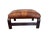 Brown Vintage Norwegian Leather Ottoman | Scandinavian Mid-Century Modern Bentwood & Sling Footstool | Ingmar Relling Style For Sale - Image 8 of 16