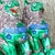 Vintage Asian Glazed Ceramic Foo Dogs - a Pair For Sale - Image 10 of 12
