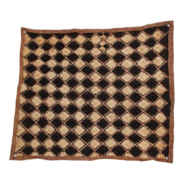 Labyrinth African Kuba Cloth Panel For Sale