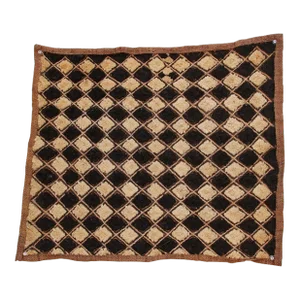 Labyrinth African Kuba Cloth Panel