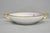 Antique Nippon Hand Painted Gold Trim Pink Wisteria Flower Porcelain Dish w / Handles. Circa Early 20th Century....