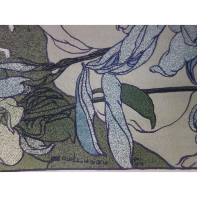 Georges De Feure, Return, Original Signed Lithograph, 1897 For Sale - Image 4 of 7