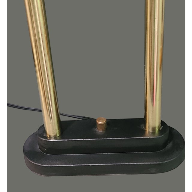 Vintage Postmodern Halogen Desk Table Bankers Lamp For Sale - Image 6 of 10