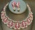 Ruby Red Gia Certified 140 Ct Burma Ruby, Tahitian Pearl & Diamond Necklace Suite 18kwg For Sale - Image 8 of 8