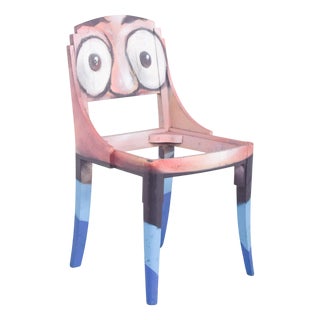 Portuguese Urban Art Chair by Francisco Camilo, 1950s For Sale