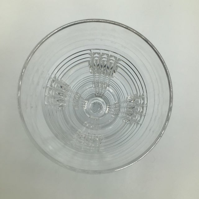 Glass 1990s Ralph Lauren Classic Crystal Glen Plaid Champagne Flutes - Set of 4 For Sale - Image 7 of 12