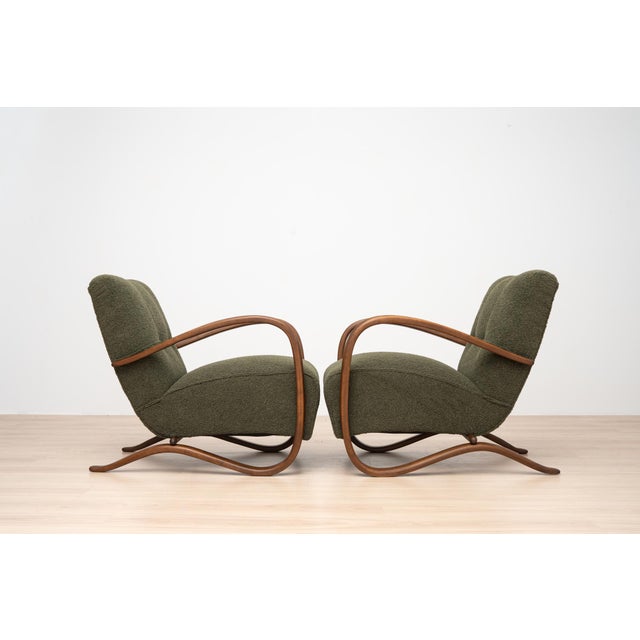 H-269 Armchairs by Jindřich Halabala, Czechoslovakia, 1930s, Set of 2 For Sale - Image 18 of 18
