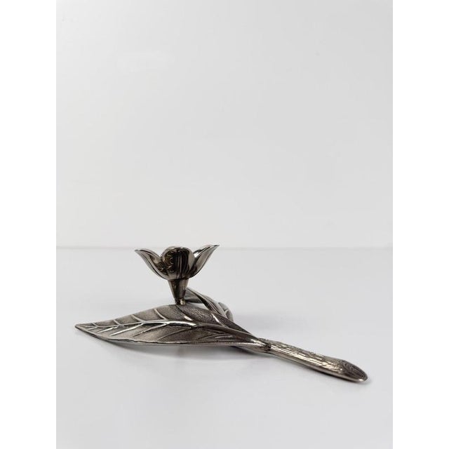Mid-Century Italian Chrome Flower Cocktail Ashtrays, 1960s, Set of 6 For Sale - Image 9 of 18