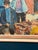 Svend Nielsen, Figures at the Fish Shed, 1950s, Oil on Canvas, Framed For Sale - Image 7 of 16