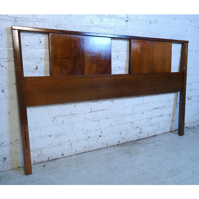 Vintage Modern Full Size Headboard For Sale - Image 4 of 10