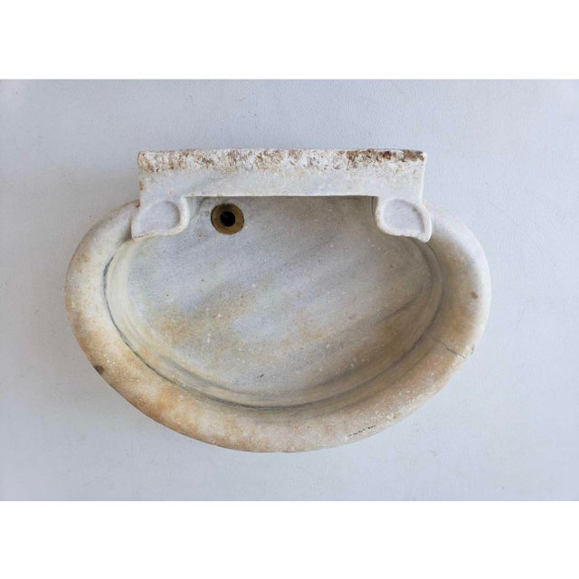 Antique French White Marble Sink For Sale - Image 17 of 17