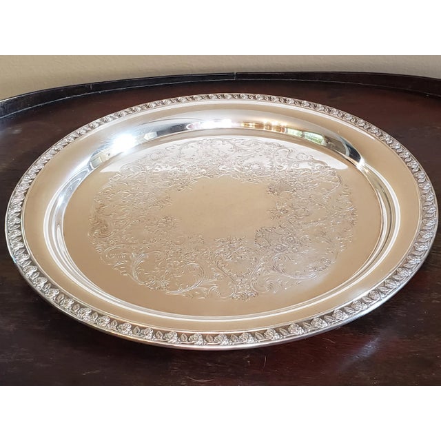 Wm Rogers Silverplate Butler Tray For Sale In Indianapolis - Image 6 of 6