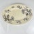 Large Oval Grey-Black Earthenware Platter with Damascus Pattern from Sarreguemines, Late 19th Century For Sale - Image 3 of 11