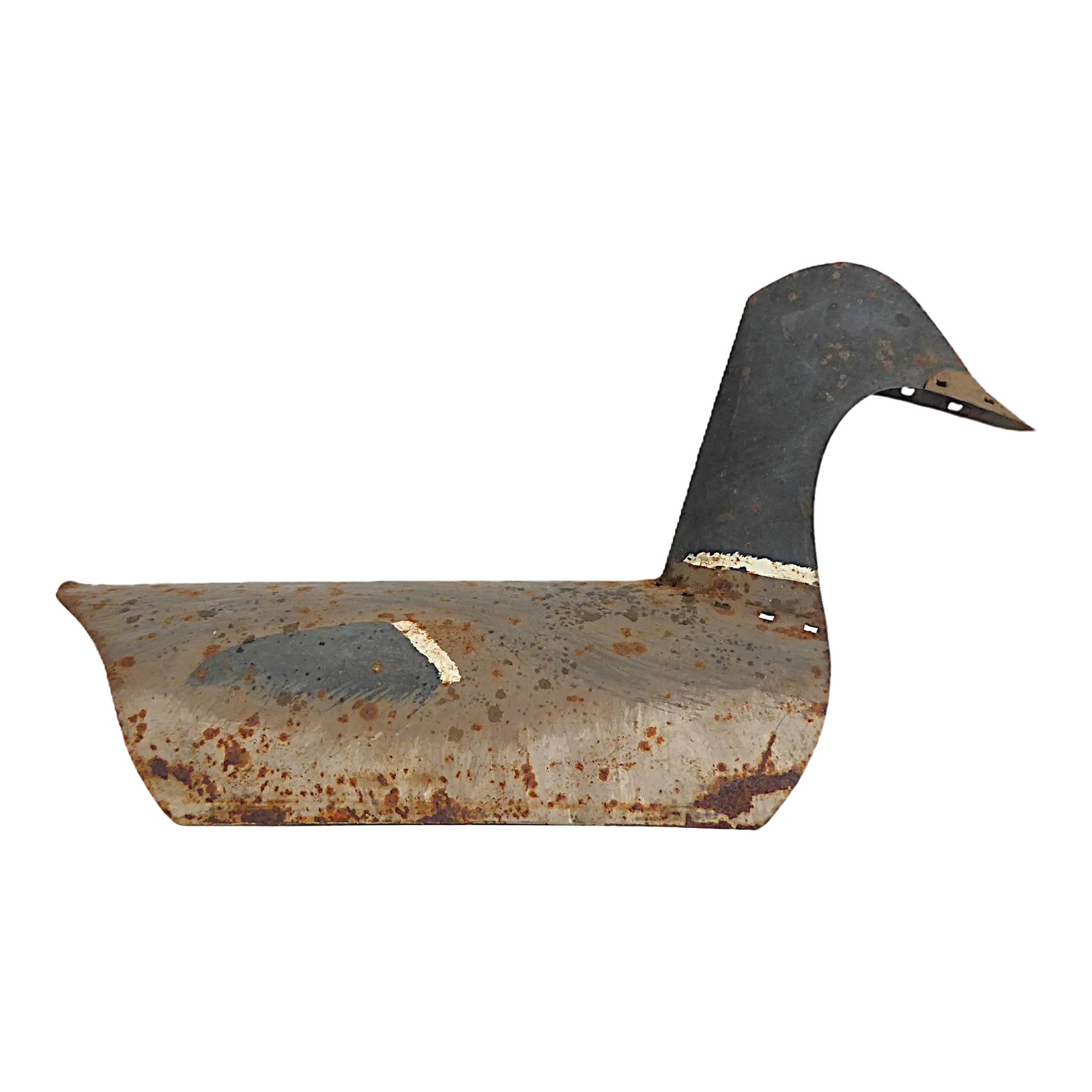 Vintage Metal Mallard Duck Decoy Late 1950s | Chairish
