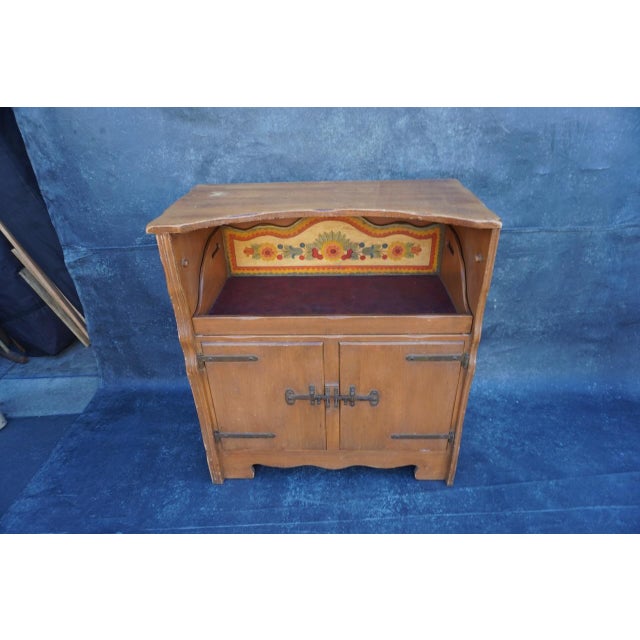 Wood 1930s Original Branded Monterey Server For Sale - Image 7 of 8