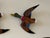 1940s Hand Painted Birds in Flight For Sale - Image 5 of 7