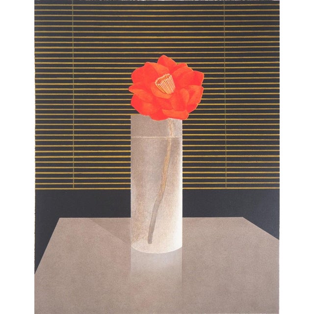 Pierre GARCIA-FONS (1928-2016) Camellia Original color lithograph Signed in pencil Marked as Artist's Proof (EA) On wove...