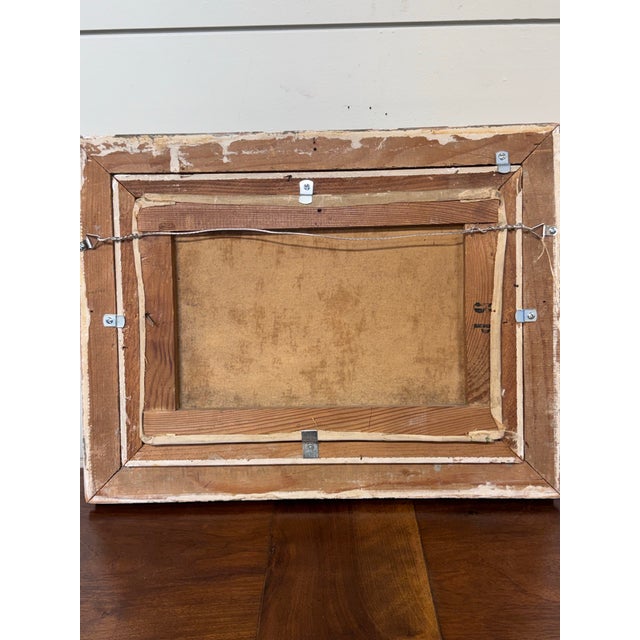 1950s 1950s Path on a Sunny Day Oil Painting For Sale - Image 5 of 5