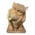 Vintage Cast Stone Crouching Gargoyle Garden Statue For Sale