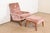 Lawrence Peabody for Richardson Nemschoff Mid-Century Modern Upholstered Lounge Chair With Ottoman, 1960s For Sale - Image 12 of 12