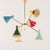 Metal Mid-Century Italian Chandelier attributed to Arredoluce, 1950s For Sale - Image 7 of 15