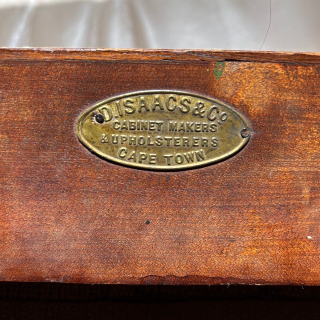 Wood Late 19th Century Regency Style Mahogany Stool For Sale - Image 7 of 9