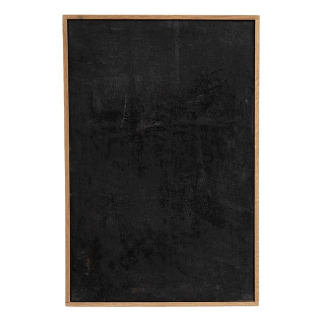 Enrico Della Torre, Art Black Composition, Charcoal on Canvas, 2017 For Sale
