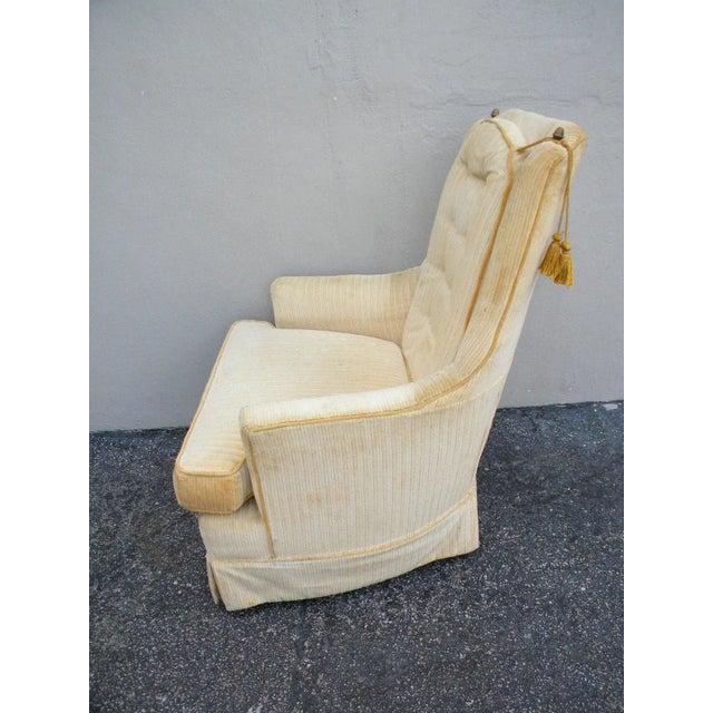 Mid 20th Century Mid-Century Tufted Side by Side Chairs by Kay - Pair For Sale - Image 5 of 11