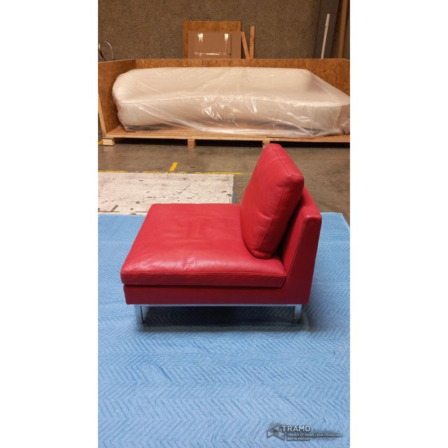 2000 - 2009 Ligne Roset Stricto Sensu Leather Chairs - Set of 2 For Sale - Image 5 of 11