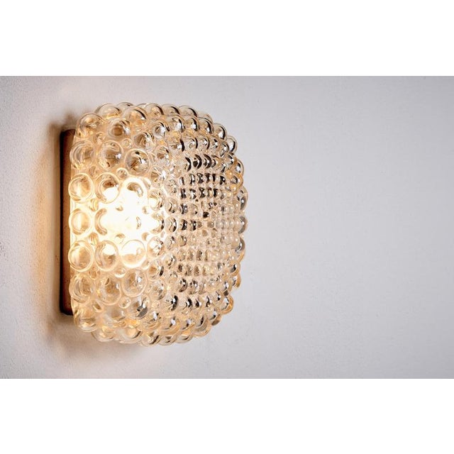 Model A 669 Wall or Ceiling Lamp attributed to Helena Tynell for Limburg Glashütte, 1960s For Sale - Image 6 of 15