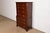 English 1980s Baker Furniture Georgian Carved Mahogany Eight-Drawer Highboy Dresser For Sale - Image 3 of 13