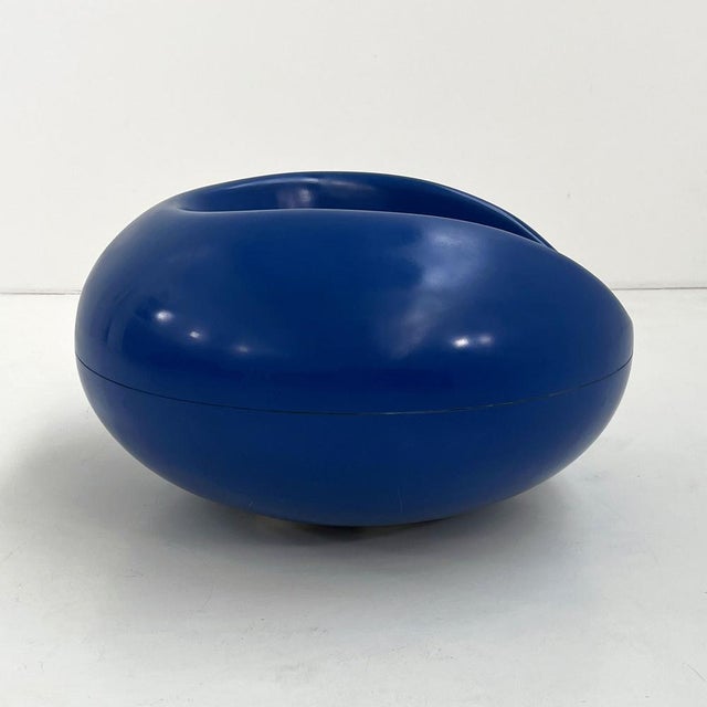 Mid-Century Modern Blue Pastil Lounge Chair by Eero Aarnio for Asko, 1970s For Sale - Image 3 of 10