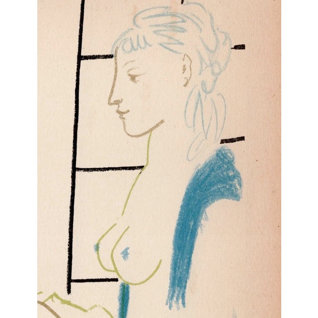 1950s Pablo Picasso, The King, the Horse and the Maid, Nude, Lithograph, 1954 For Sale - Image 5 of 8